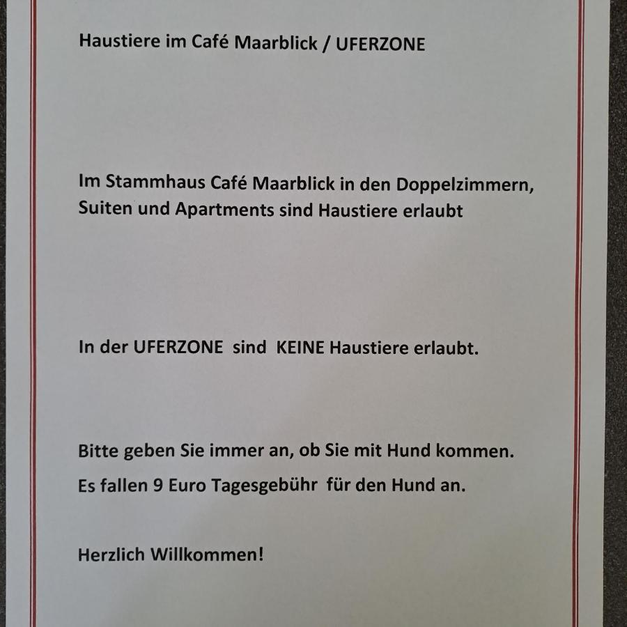 Hotel-Ferienwohnungen Cafe Maarblick Schalkenmehren Ngoại thất bức ảnh