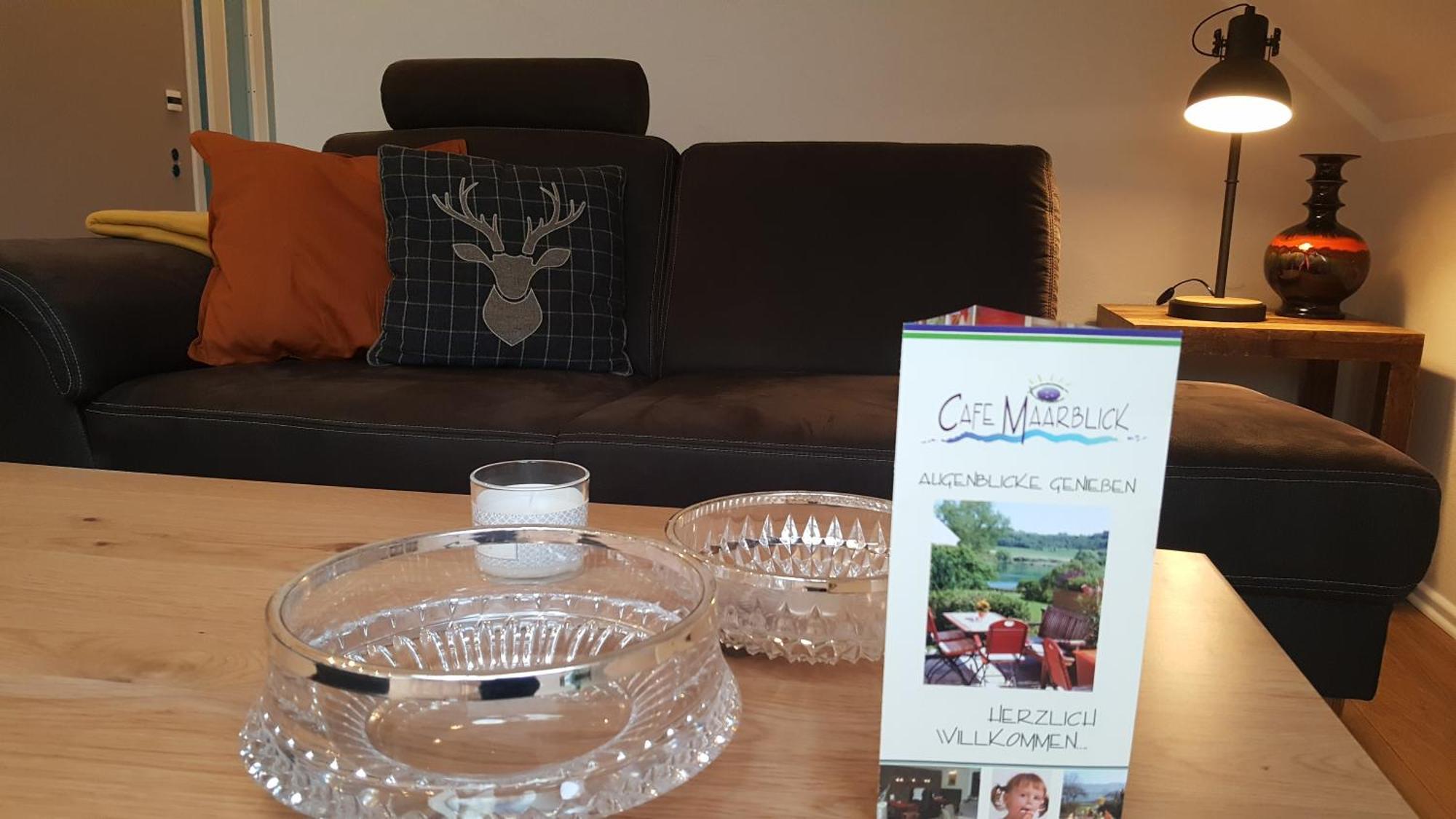 Hotel-Ferienwohnungen Cafe Maarblick Schalkenmehren Ngoại thất bức ảnh